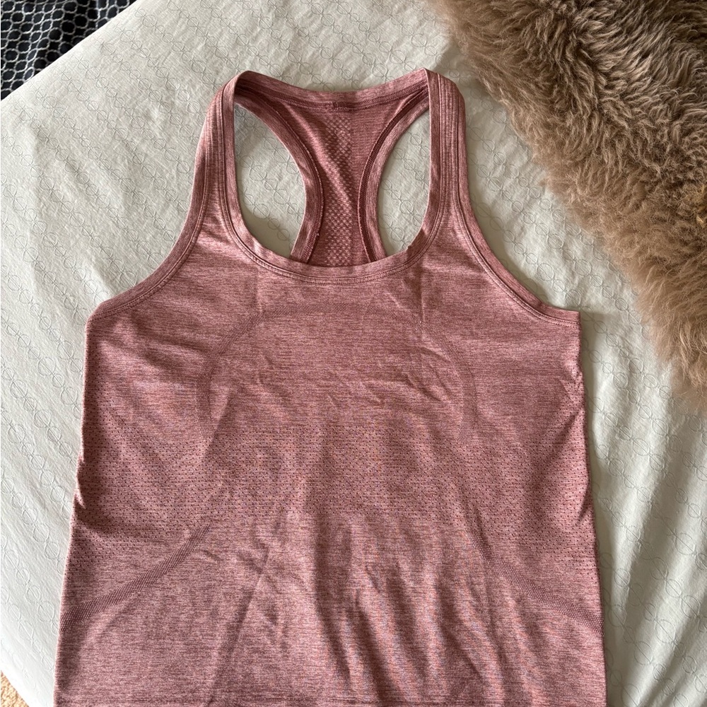 Lululemon Pink Racerback Tank Top
